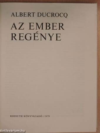 Az ember regénye 