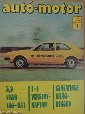 Autó-Motor Magazin 1980. január-december/Autó-Motor Magazin 1980. nyár