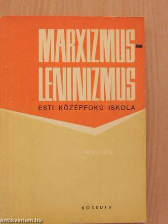 Marxizmus-leninizmus 1974-1975