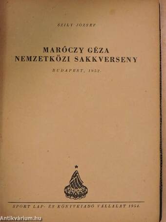 Maróczy Géza Nemzetközi sakkverseny