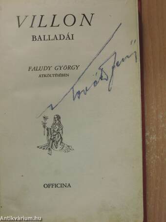 Villon balladái Faludy György átköltésében