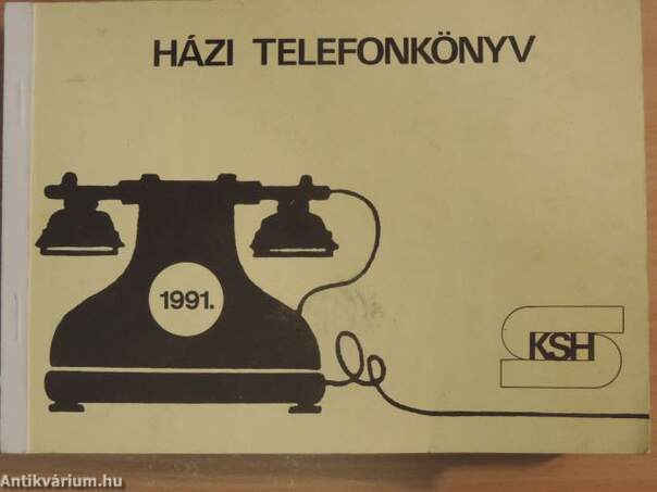 Házi telefonkönyv 1991.