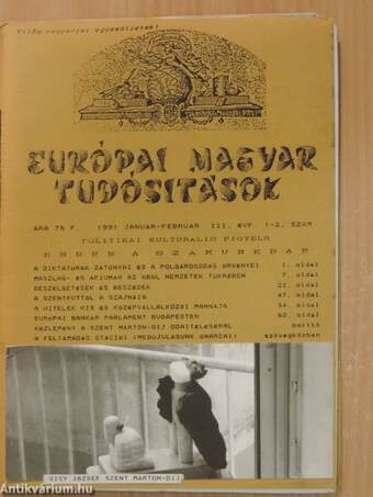 Európai Magyar Tudósítások 1991. január-február