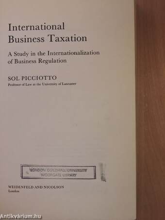 International Business Taxation