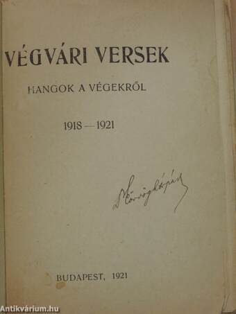 Végvári versek