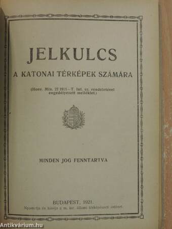 A térképolvasás gyakorlati kézikönyve/Jelkulcs a katonai térképek számára