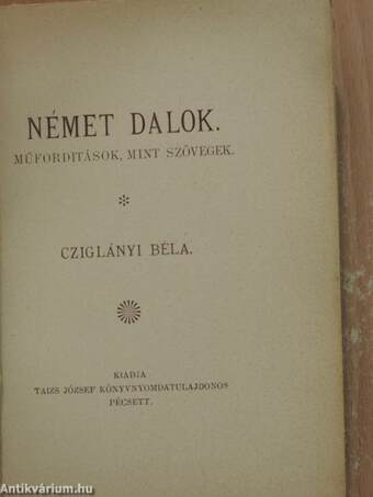 Német dalok