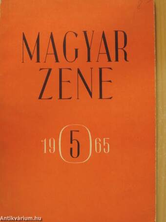 Magyar Zene 1965/5.