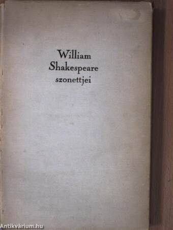 William Shakespeare szonettjei