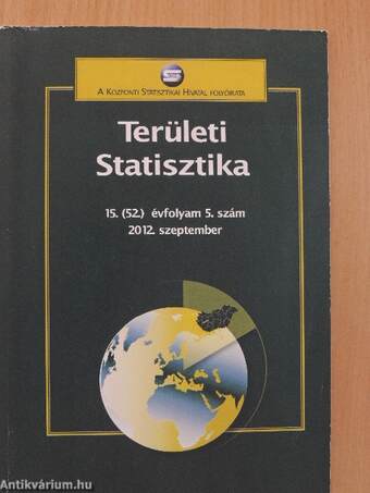 Területi Statisztika 2012. szeptember