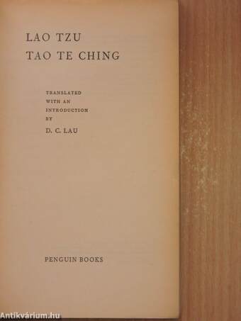 Tao Te Ching