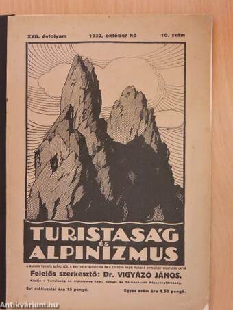 Turistaság és Alpinizmus 1932. október