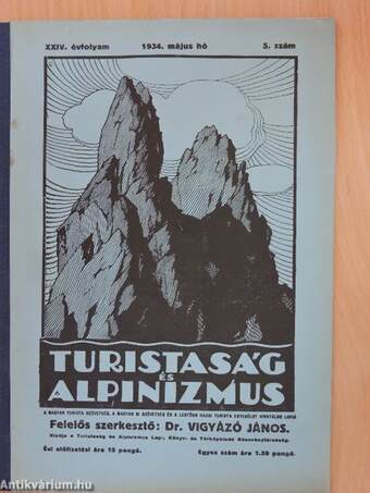 Turistaság és Alpinizmus 1934. május