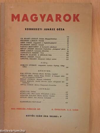 Magyarok 1946. február-március