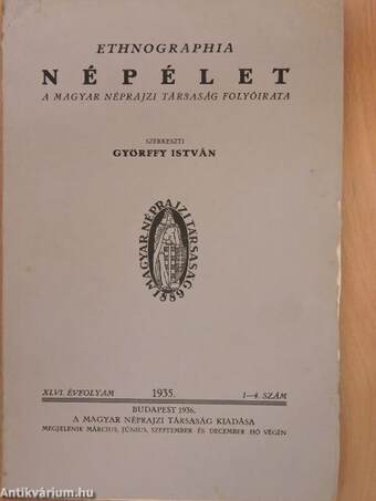 Ethnographia - Népélet 1935/1-4.