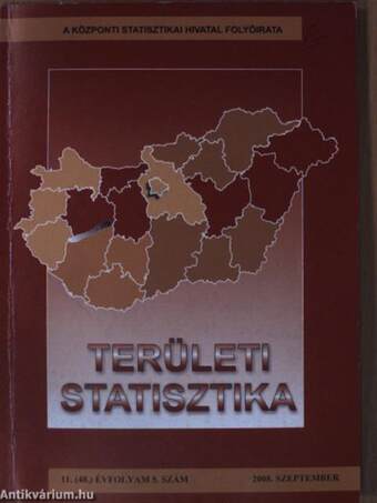 Területi Statisztika 2008. szeptember