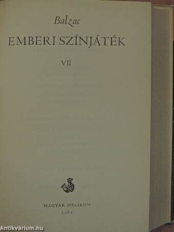 Emberi színjáték VII.