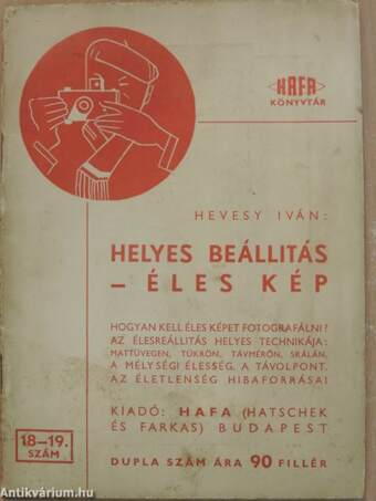 Helyes beállitás - Éles kép