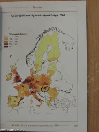 Megyék, régiók statisztikai zsebkönyve 2010