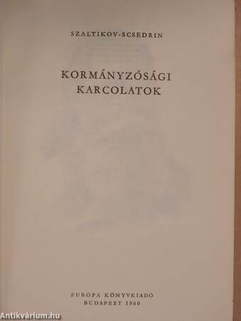 Kormányzósági karcolatok