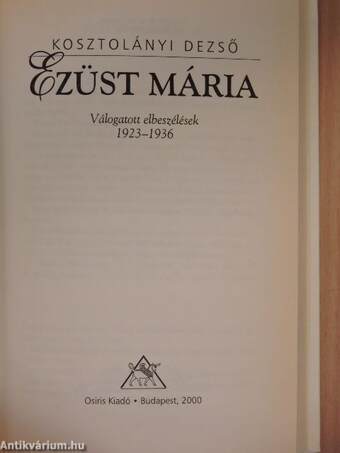 Ezüst Mária