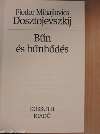 Bűn és bűnhődés