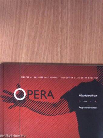 Opera Műsorkalendárium 2010-2011