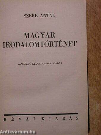 Magyar irodalomtörténet