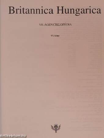 Britannica Hungarica Világenciklopédia 6.