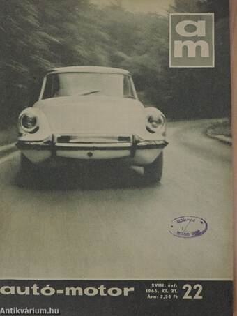 Autó-Motor 1965. november 21.