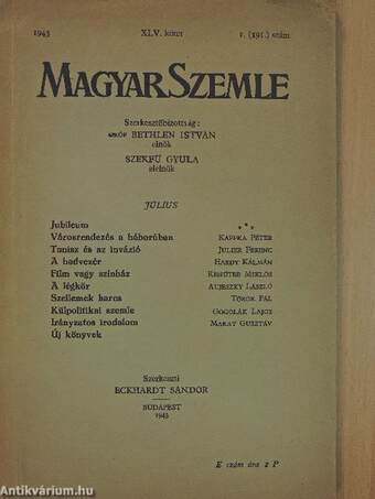 Magyar Szemle 1943. július
