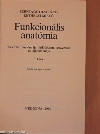 Funkcionális anatómia 1-3.