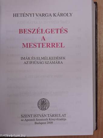 Beszélgetés a Mesterrel