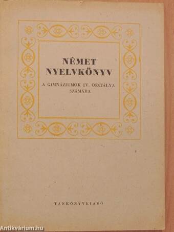 Német nyelvkönyv IV.