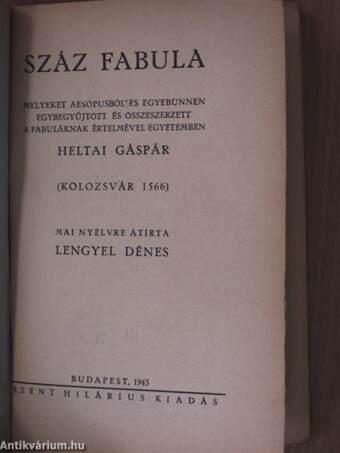 Száz fabula