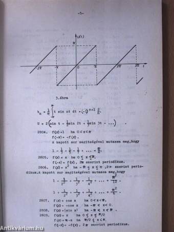 Matematikai praktikum és feladatgyűjtemény III.