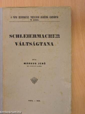 Schleiermacher váltságtana