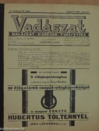 Vadászat 1935. június 8.