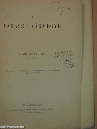 A paraszt vármegye