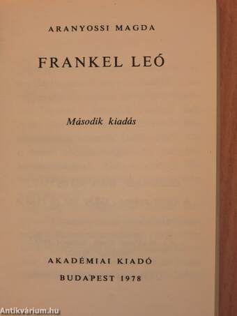 Frankel Leó