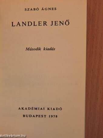 Landler Jenő