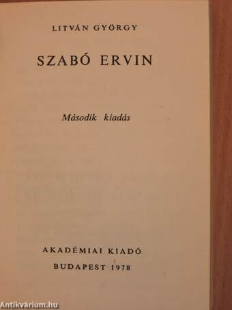 Szabó Ervin