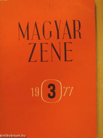 Magyar Zene 1977/3.