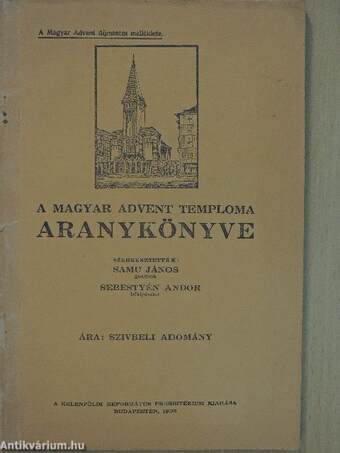 A Magyar Advent temploma aranykönyve