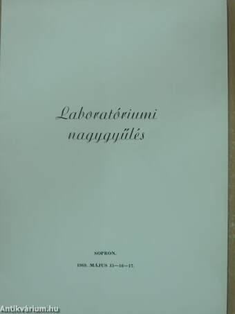 Laboratóriumi nagygyűlés