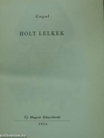 Holt lelkek