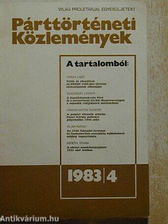 Párttörténeti Közlemények 1983/4.
