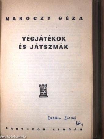 A modern sakk vezérkönyve/A haladó sakkozó vezérkönyve/Végjátékok és játszmák