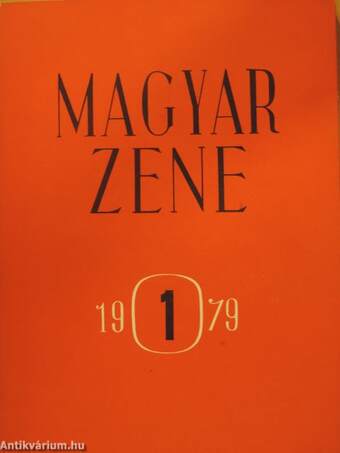 Magyar Zene 1979/1.