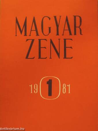 Magyar Zene 1981/1.